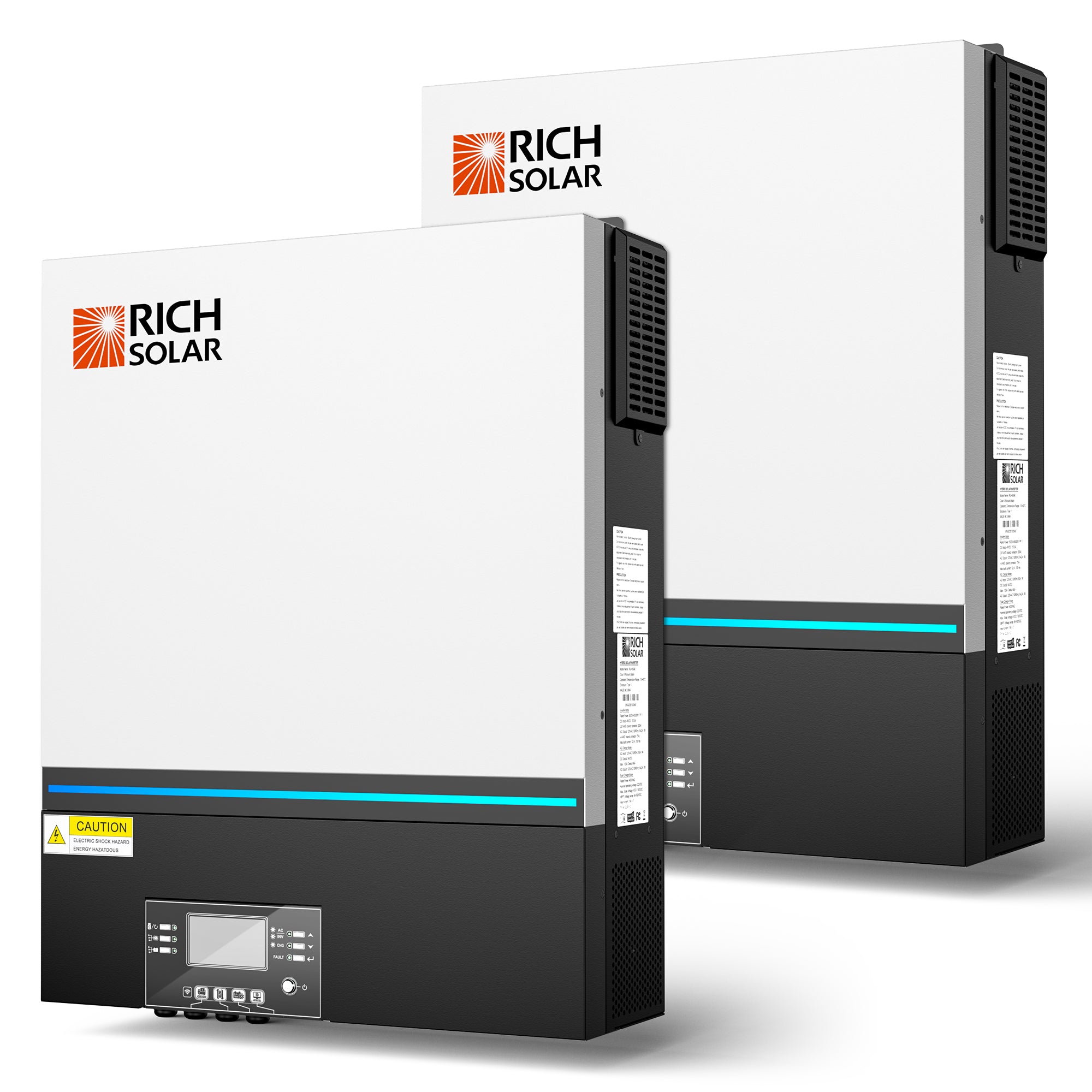 RICH SOLAR NOVA 6548 | 6500 Watt (6.5kW) 48 Volt Off-Grid Hybrid Solar Inverter | UL Certified