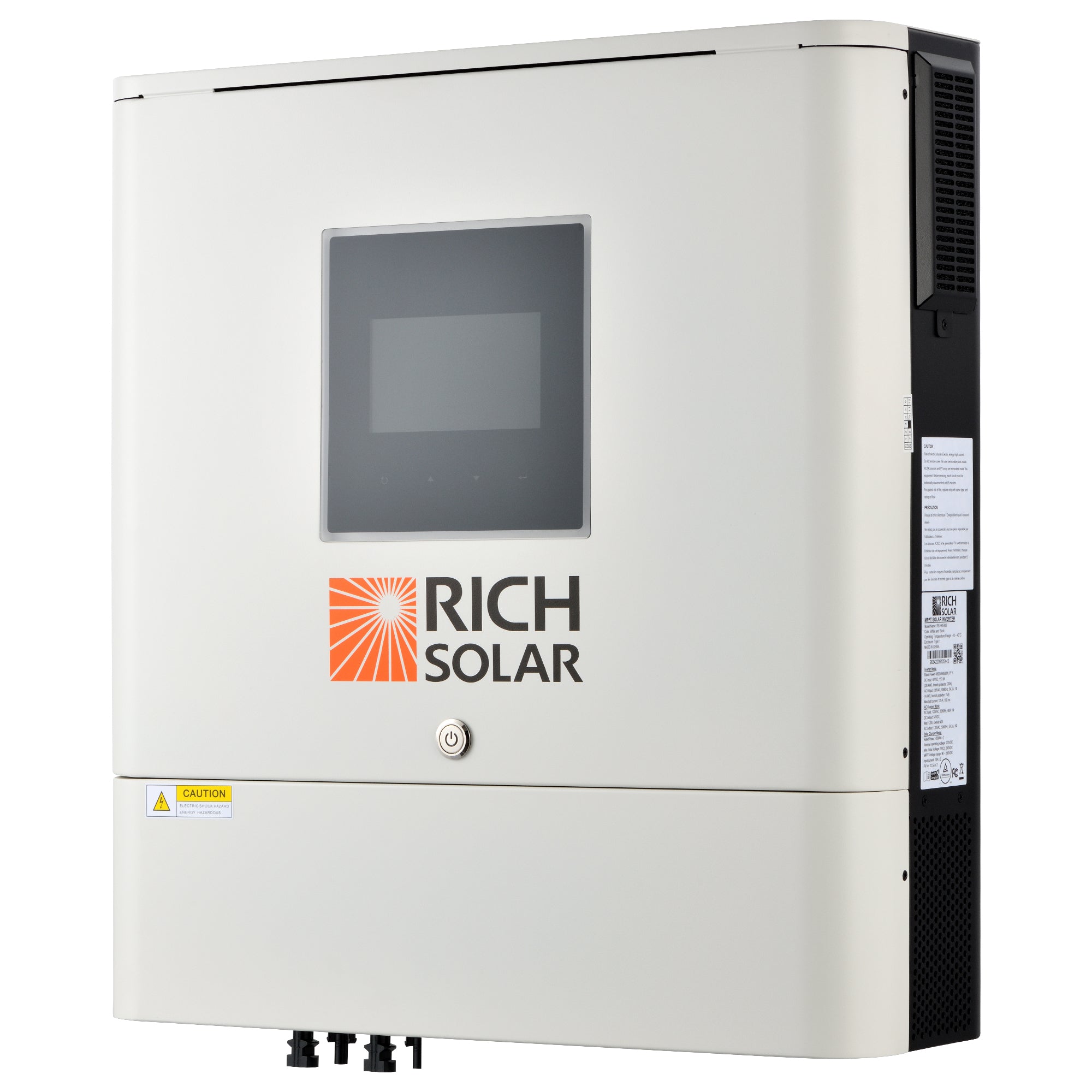 RICH SOLAR NOVA 6500S | 6500 Watt (6.5kW) 48 Volt Off-Grid Hybrid Solar Inverter | Huge LCD Touchscreen with Ambient Lights | UL Certified