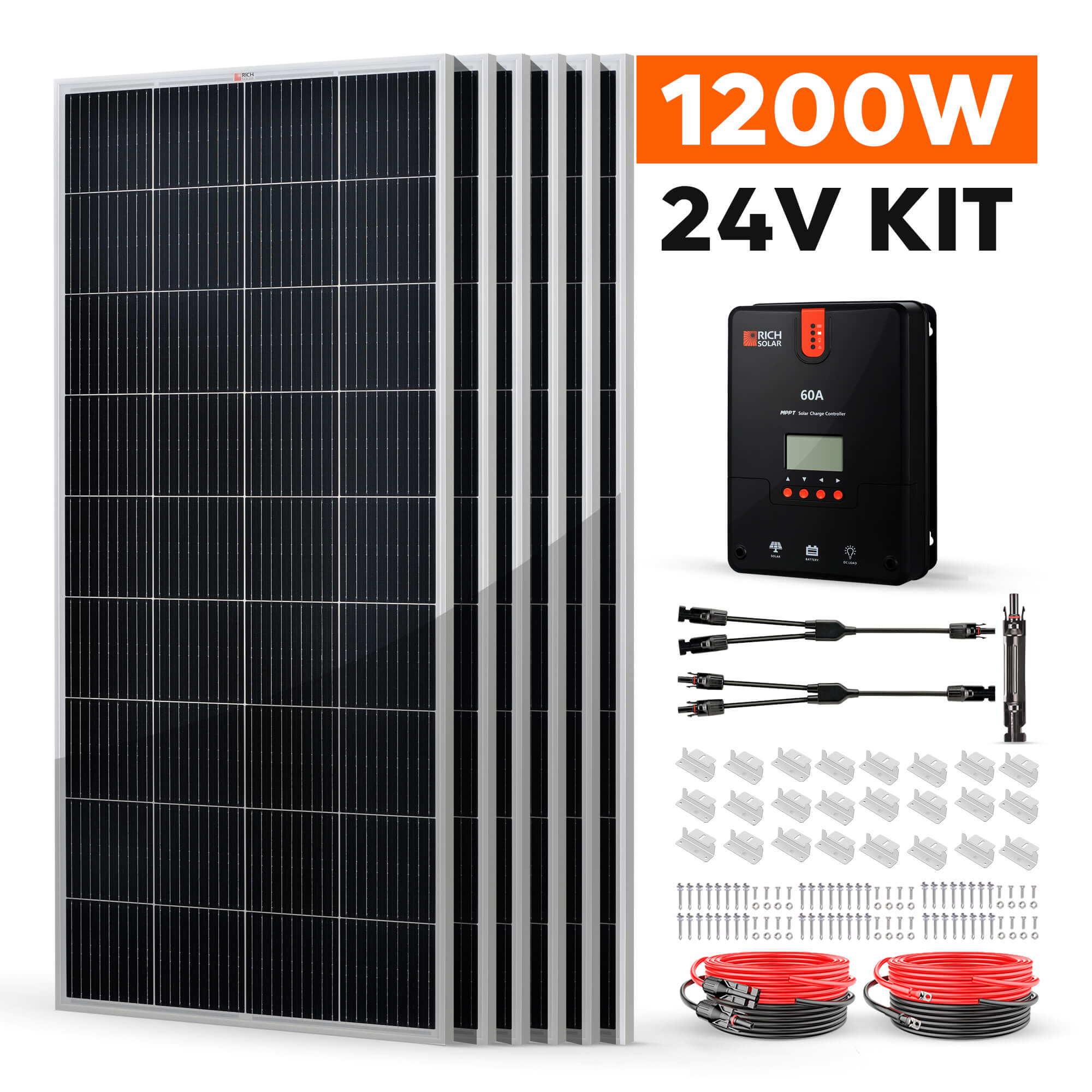 RICH SOLAR 1200 Watt Solar Kit