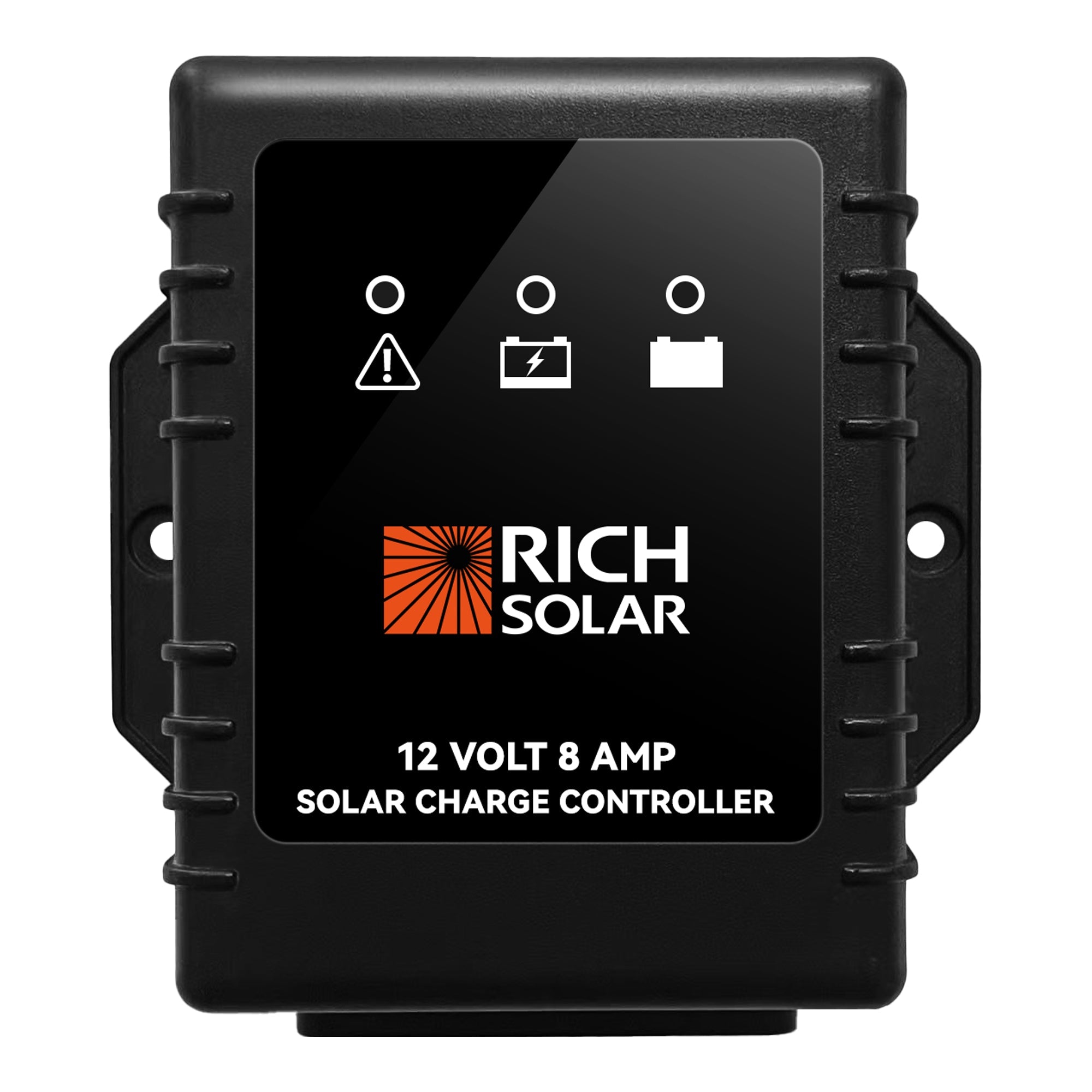 RICH SOLAR BRAVO Waterproof 8 | 8 Amp Waterproof PWM Solar Charge Controller | #1 Waterproof Solar Controller