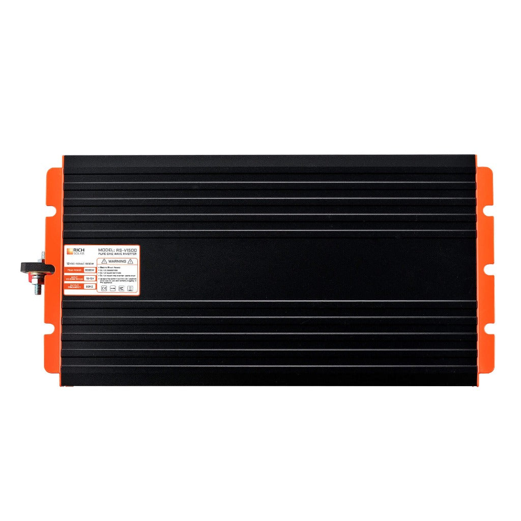 RICH SOLAR NOVA PURE 1.5K | 1500 (1.5kW) Watt 12 Volt Industrial Pure Sine Wave Inverter