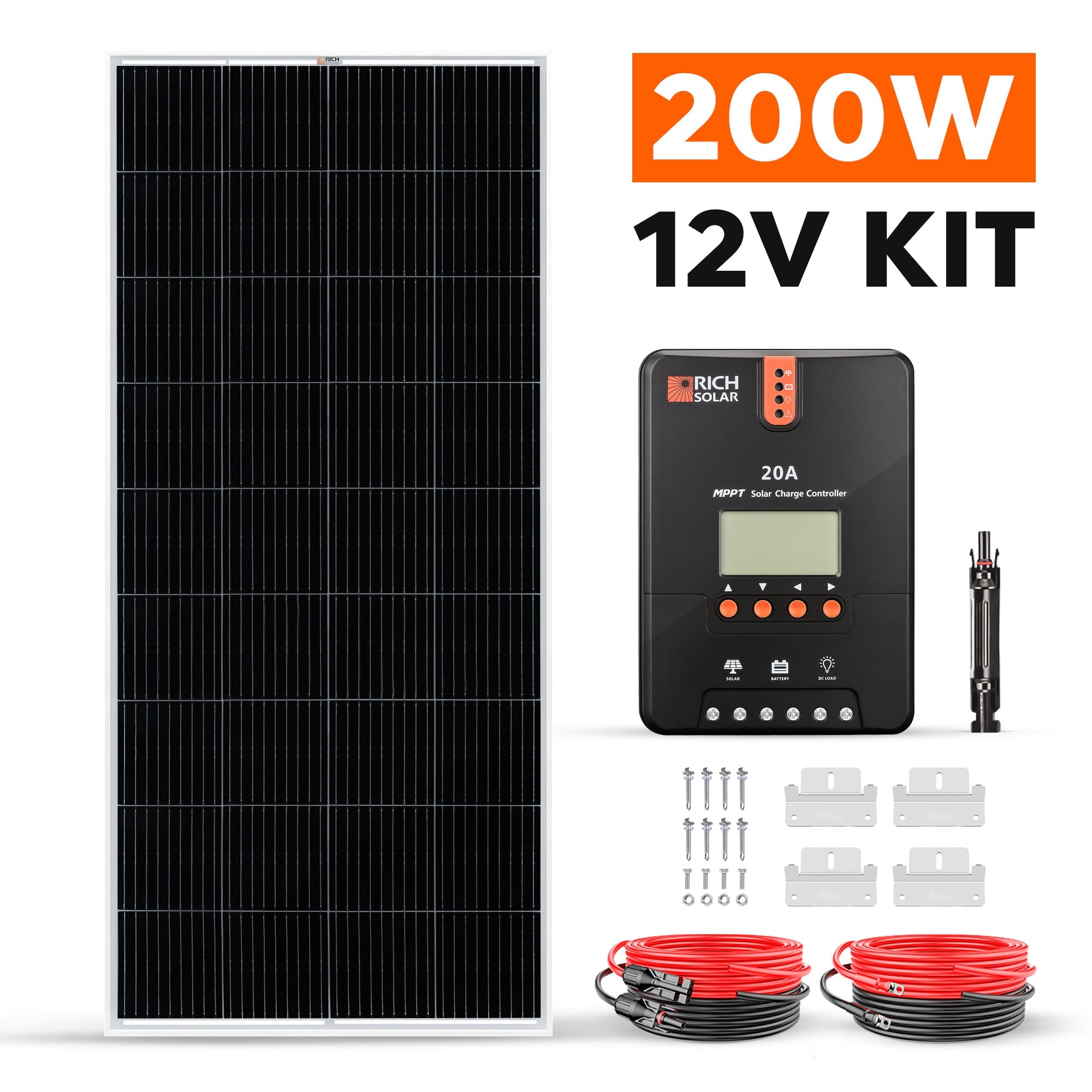 RICH SOLAR 200 Watt Solar Kit