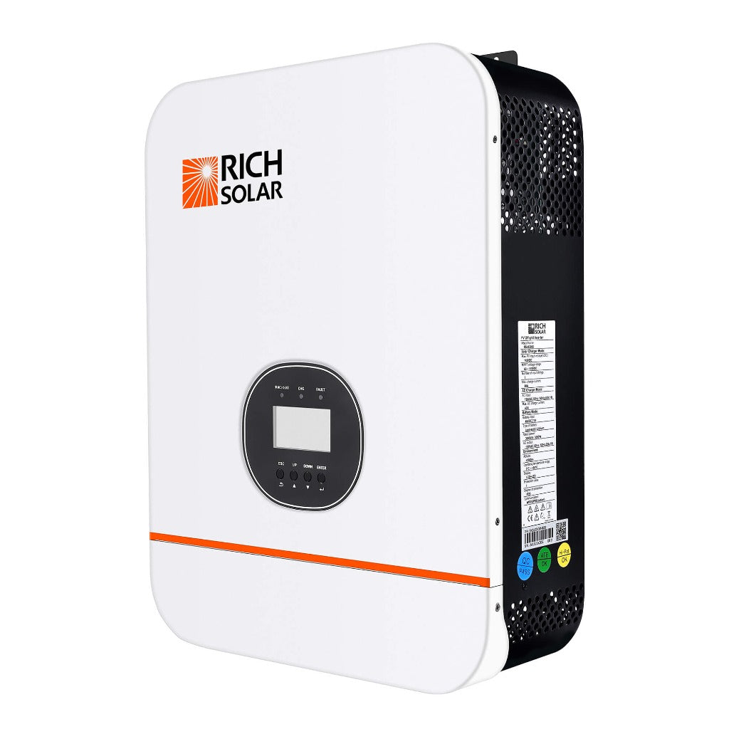 RICH SOLAR NOVA 3K | 3000 Watt (3kW) 48 Volt Off-Grid Hybrid Solar Inverter | Top Rated