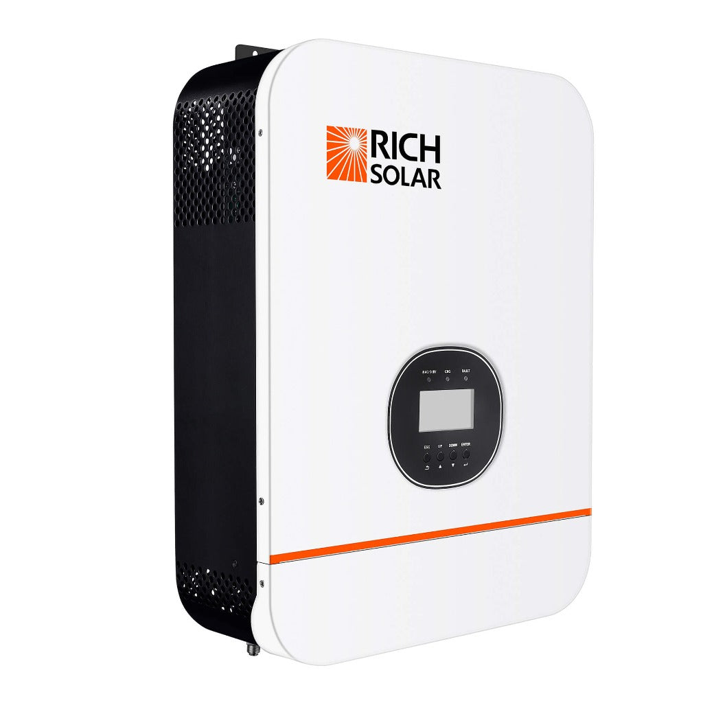 RICH SOLAR NOVA 3K | 3000 Watt (3kW) 48 Volt Off-Grid Hybrid Solar Inverter | Top Rated