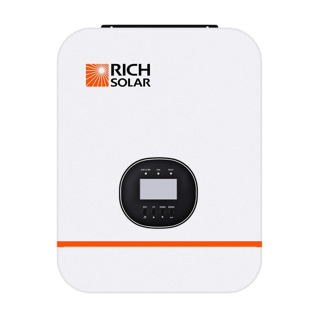 RICH SOLAR NOVA 3K | 3000 Watt (3kW) 48 Volt Off-Grid Hybrid Solar Inverter | Top Rated