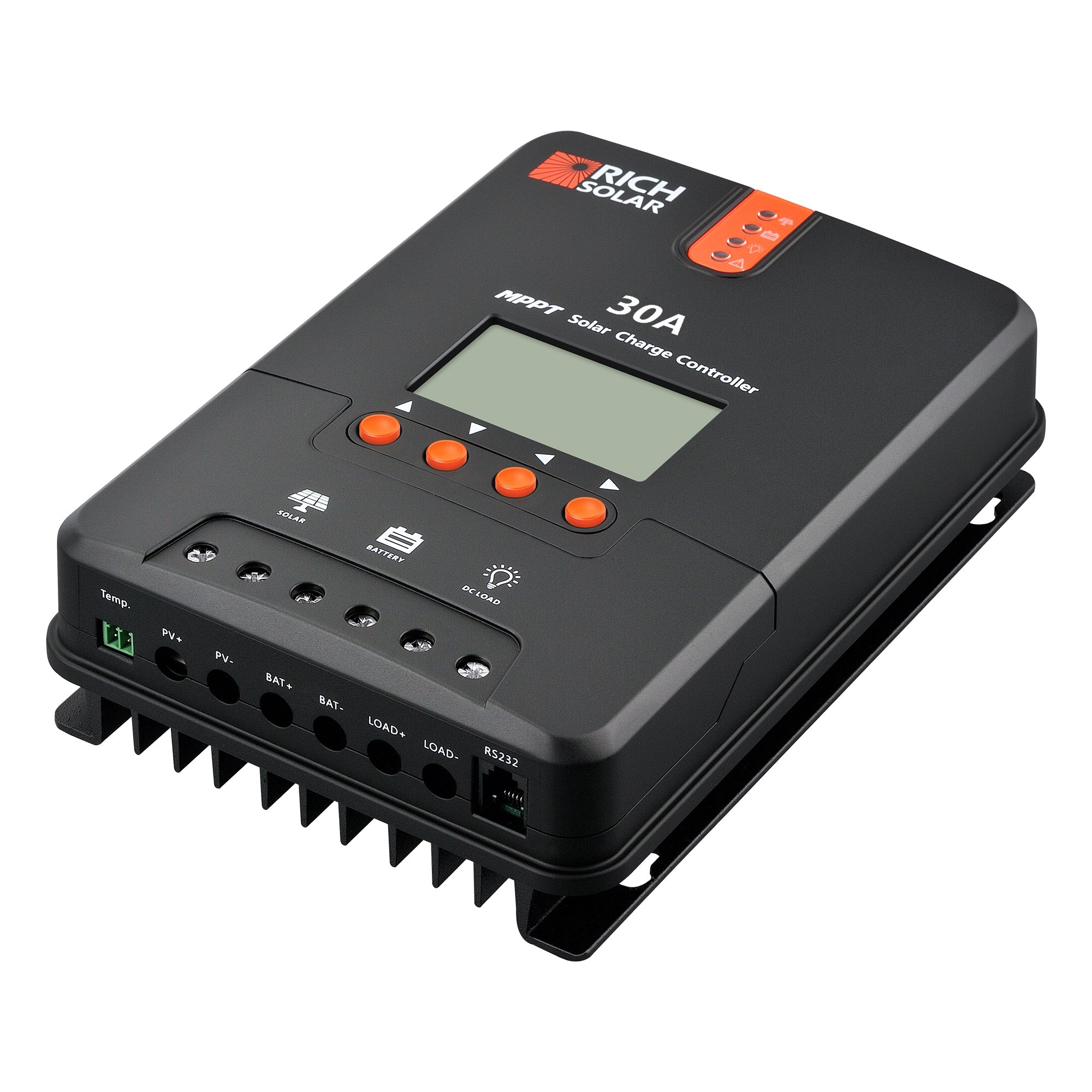 RICH SOLAR 30 Amp MPPT Solar Charge Controller