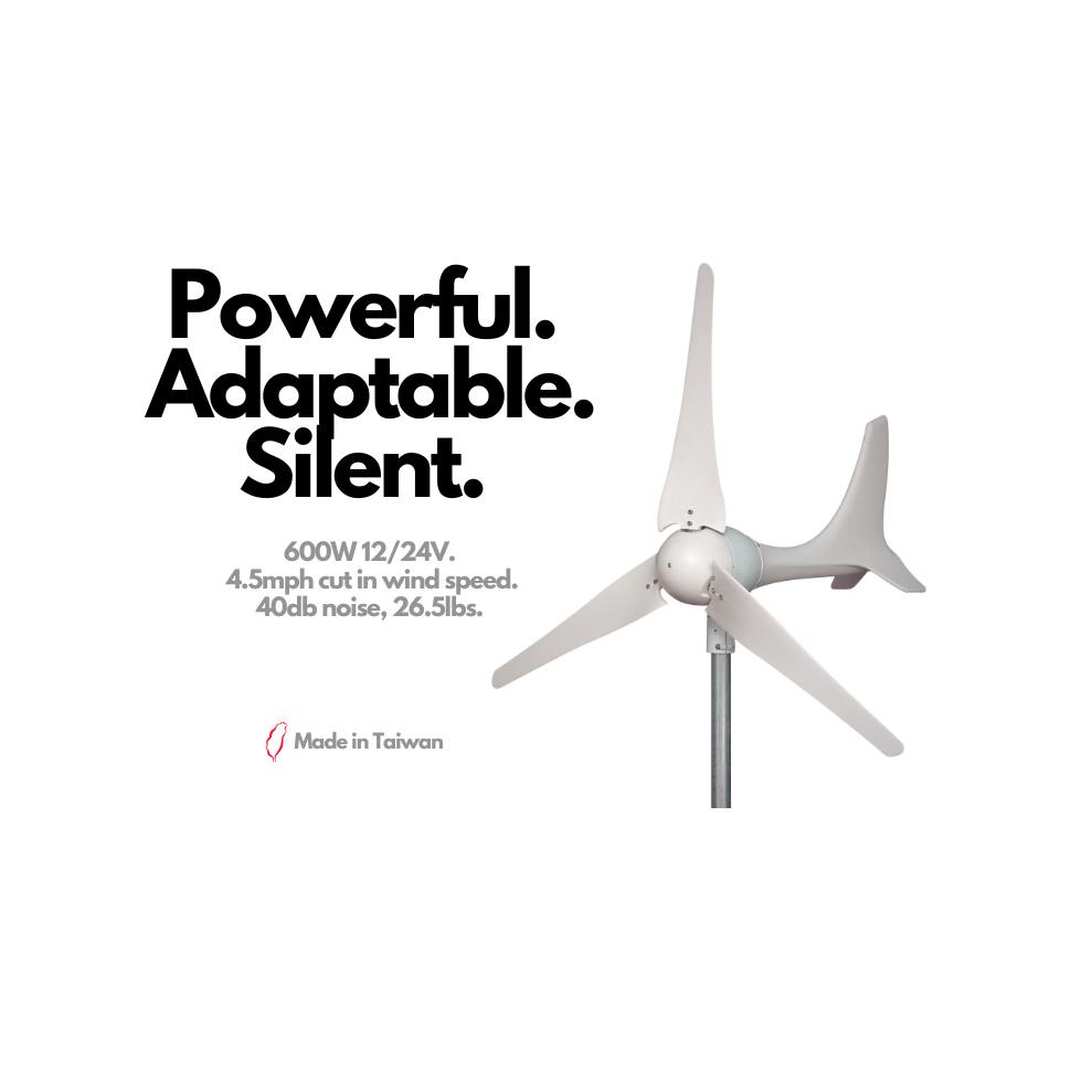 Automaxx Windmill 600W Wind Turbine Generator Kit