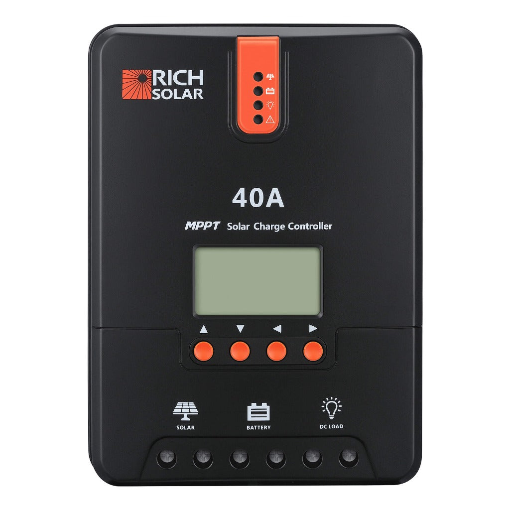 RICH SOLAR 40 Amp MPPT Solar Charge Controller