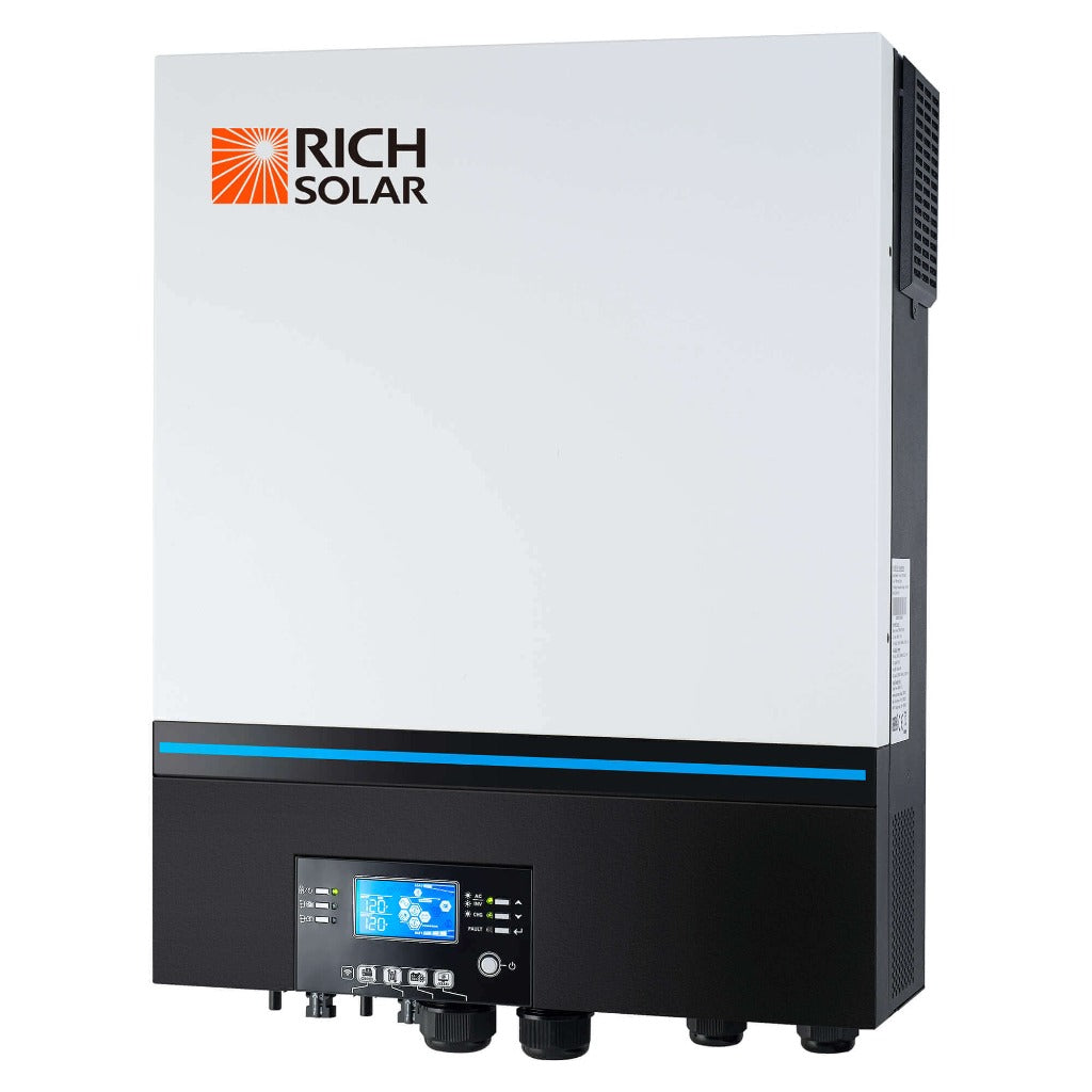 RICH SOLAR NOVA 6548 | 6500 Watt (6.5kW) 48 Volt Off-Grid Hybrid Solar Inverter | UL Certified