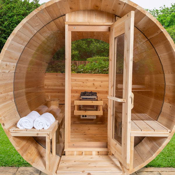 Dundalk Leisurecraft Canadian Timber Tranquility MP Barrel Sauna 6 - 8 Persons