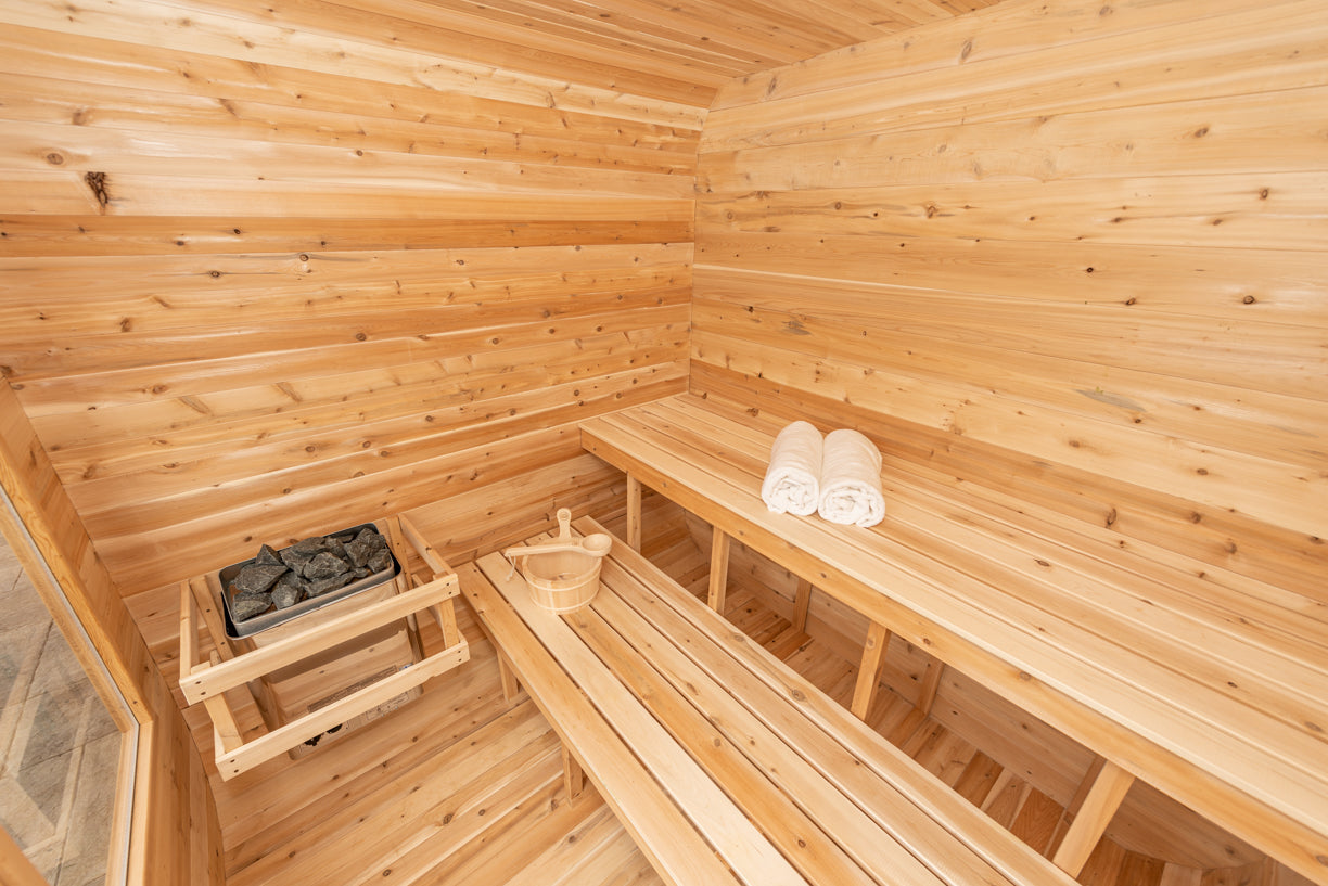 Dundalk Leisurecraft Canadian Timber Luna Sauna | 3 Persons