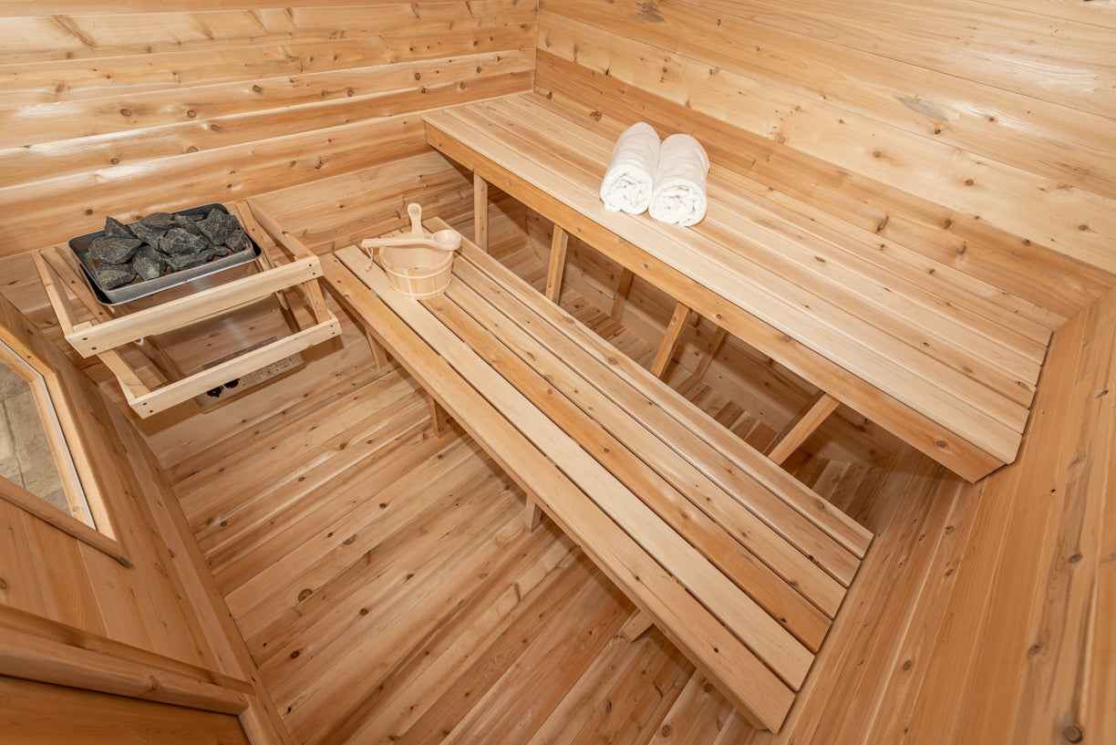 Dundalk Leisurecraft Canadian Timber Luna Sauna | 3 Persons