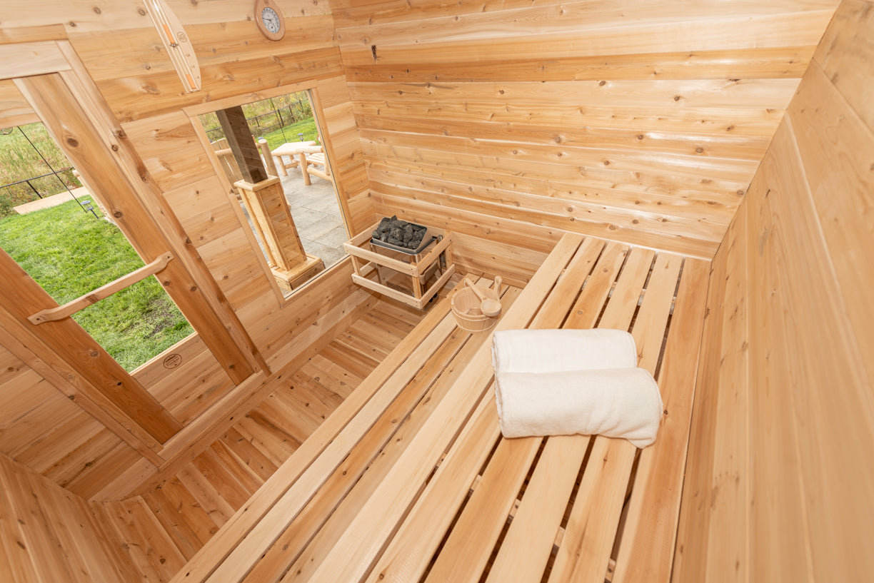 Dundalk Leisurecraft Canadian Timber Luna Sauna | 3 Persons