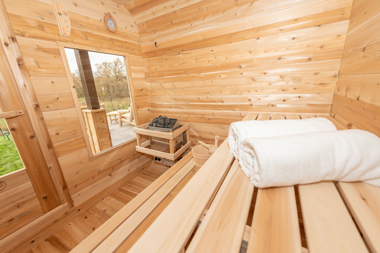 Dundalk Leisurecraft Canadian Timber Luna Sauna | 3 Persons