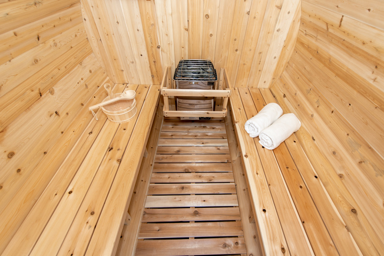 Dundalk Leisurecraft Canadian Timber Harmony Barrel Sauna | 4 Persons