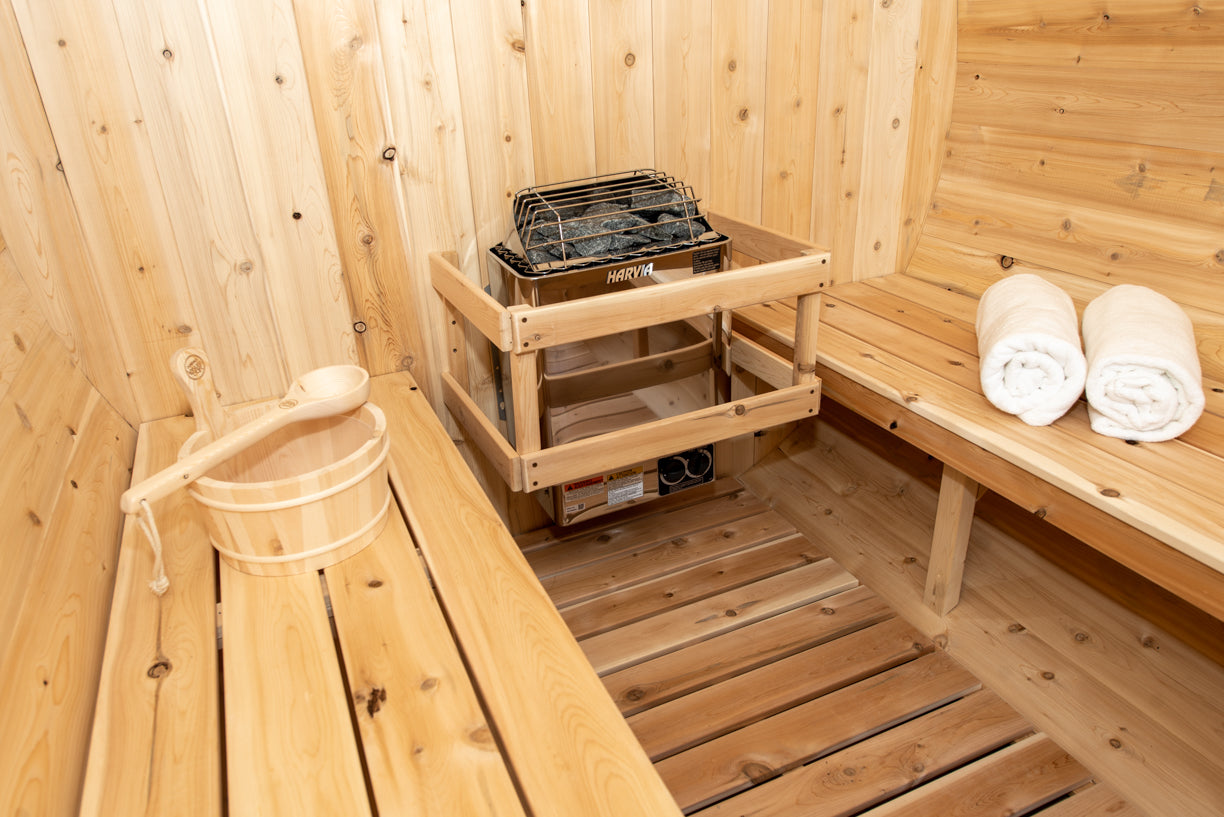 Dundalk Leisurecraft Canadian Timber Harmony Barrel Sauna | 4 Persons