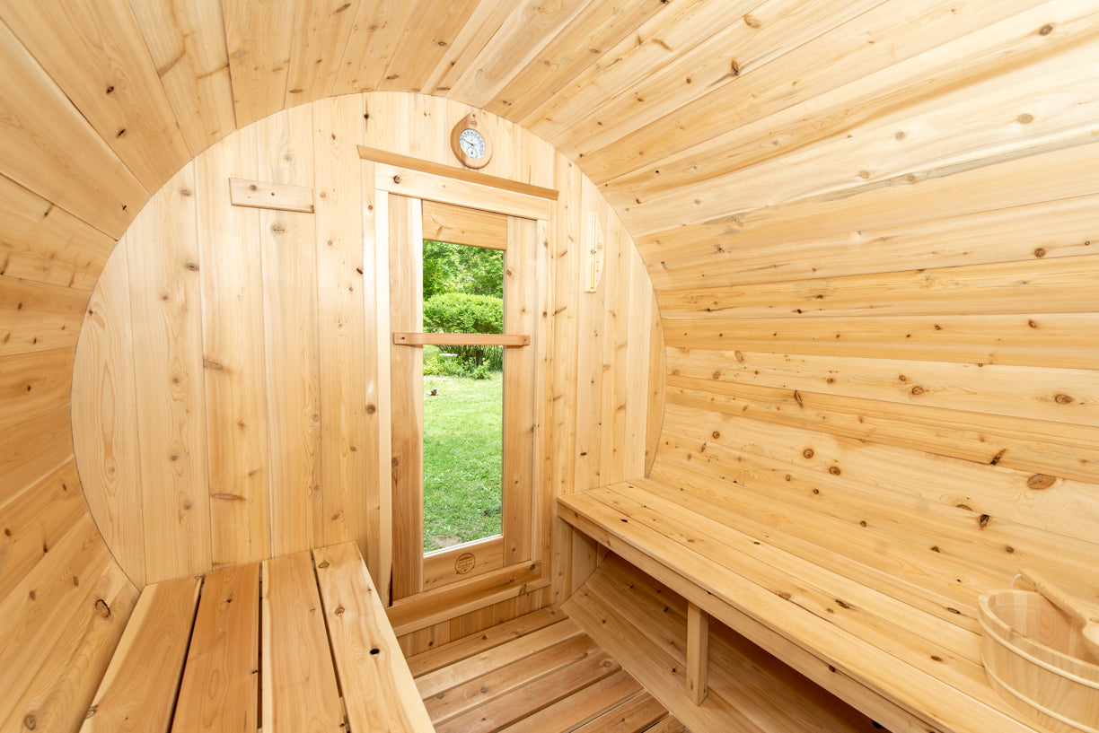 Dundalk Leisurecraft Canadian Timber Harmony Barrel Sauna | 4 Persons