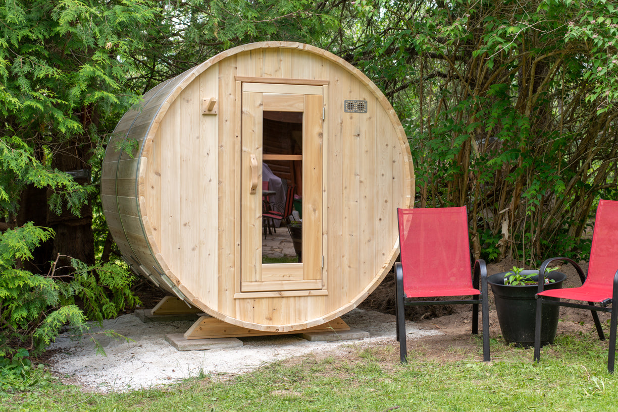 Dundalk Leisurecraft Canadian Timber Harmony Barrel Sauna | 4 Persons