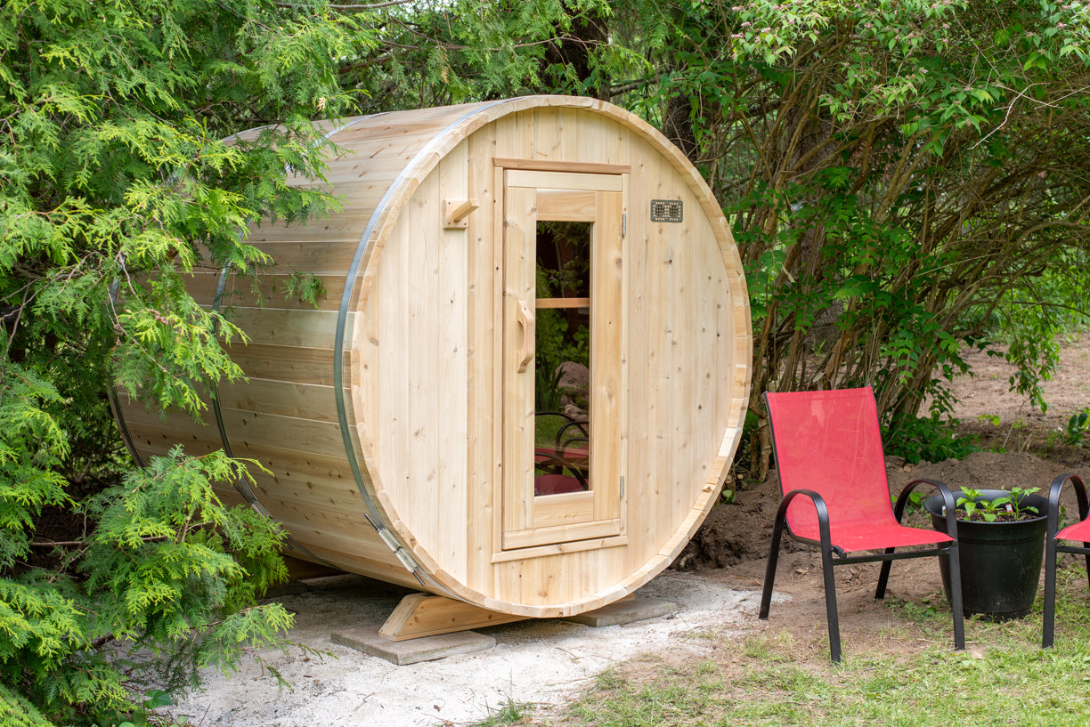 Dundalk Leisurecraft Canadian Timber Harmony Barrel Sauna | 4 Persons