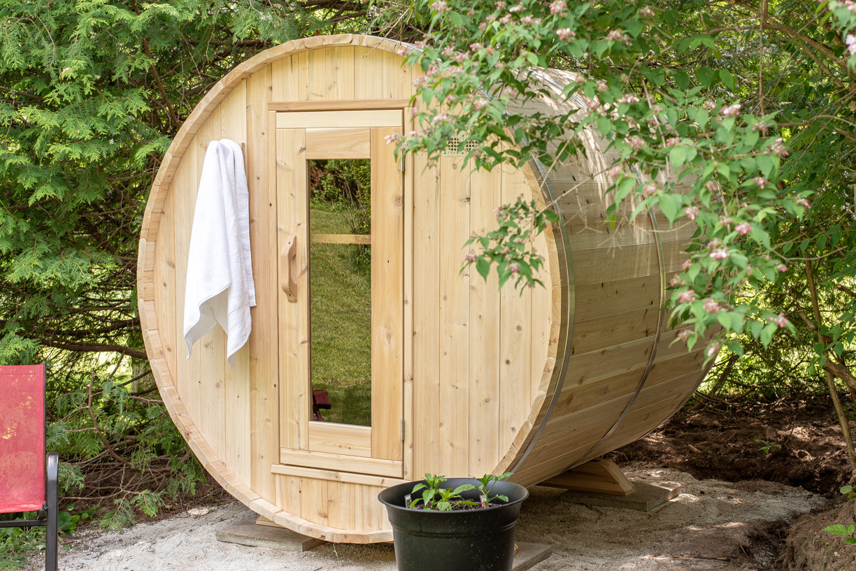 Dundalk Leisurecraft Canadian Timber Harmony Barrel Sauna | 4 Persons