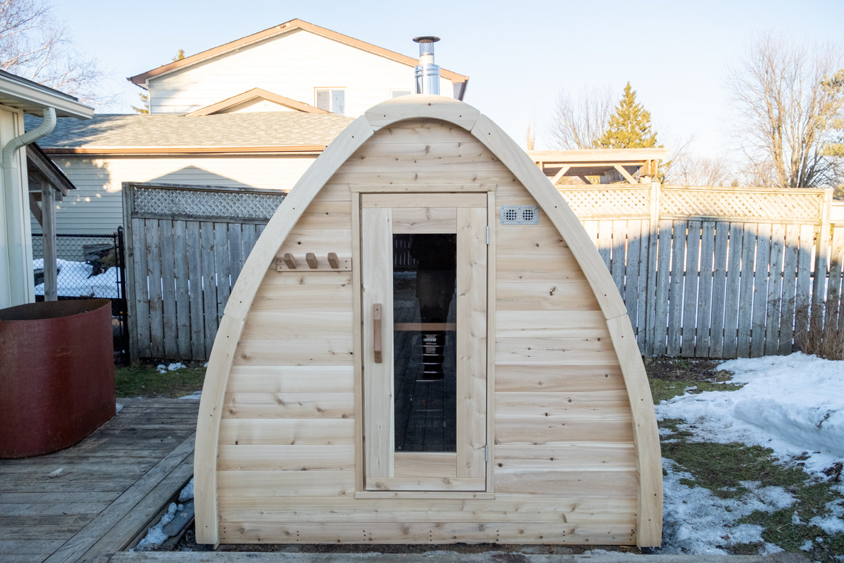 Dundalk Leisurecraft Canadian Timber MiniPOD Sauna | 4 Persons