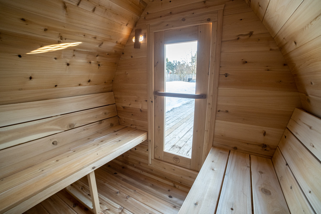 Dundalk Leisurecraft Canadian Timber MiniPOD Sauna | 4 Persons