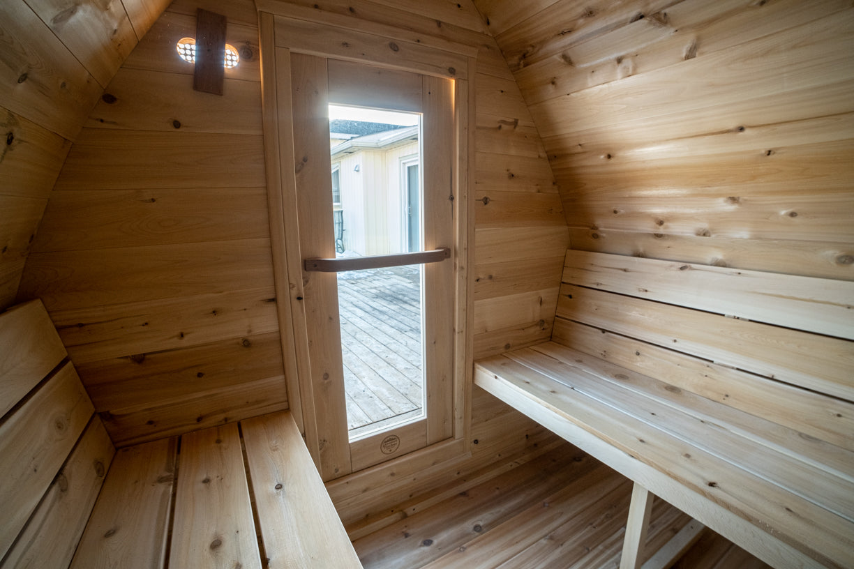 Dundalk Leisurecraft Canadian Timber MiniPOD Sauna | 4 Persons