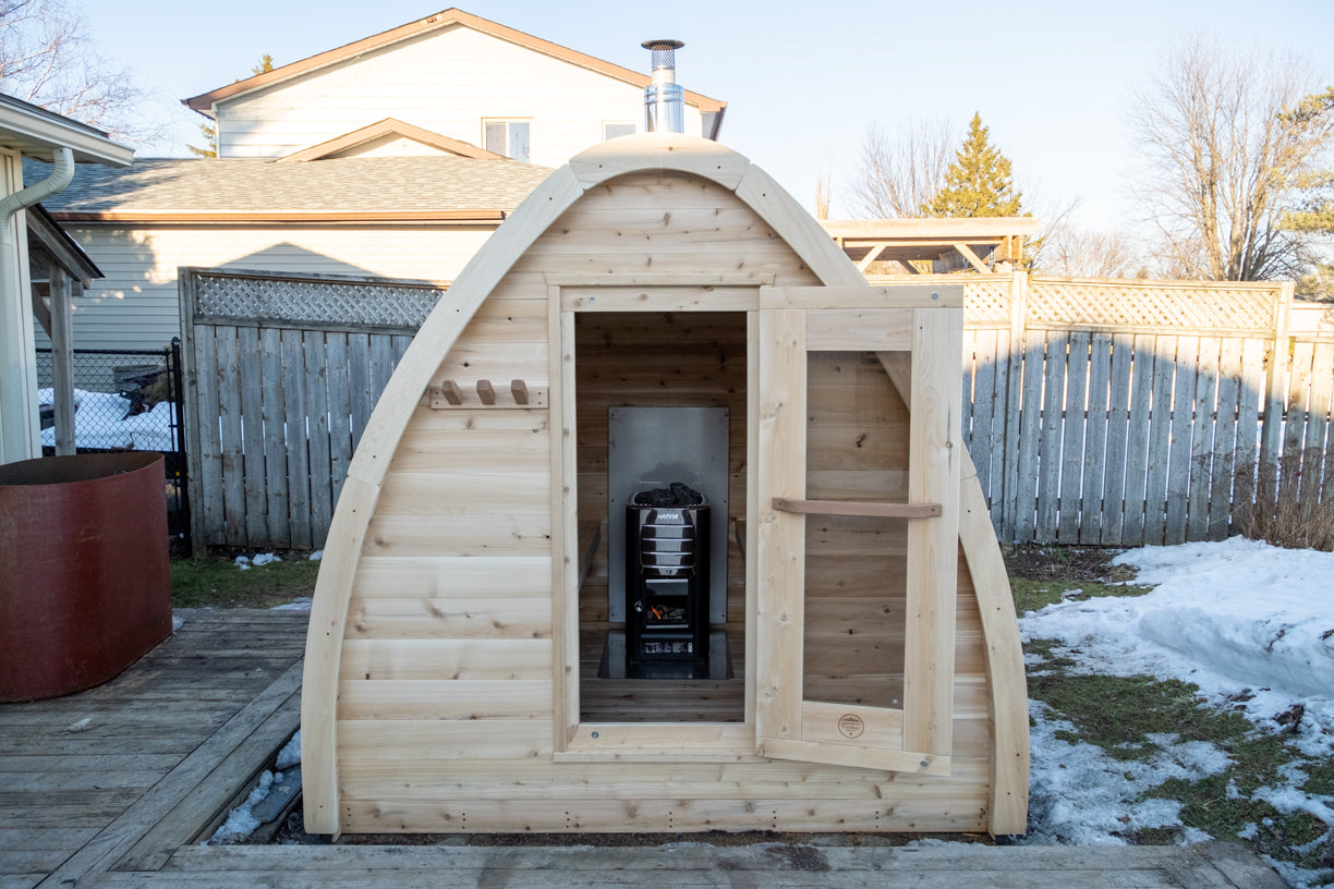 Dundalk Leisurecraft Canadian Timber MiniPOD Sauna | 4 Persons