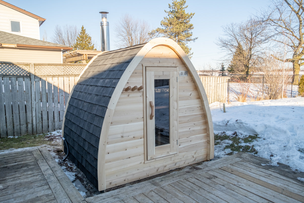 Dundalk Leisurecraft Canadian Timber MiniPOD Sauna | 4 Persons