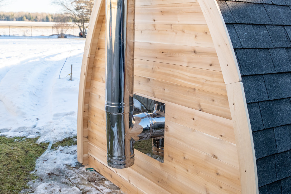 Dundalk Leisurecraft Canadian Timber MiniPOD Sauna | 4 Persons