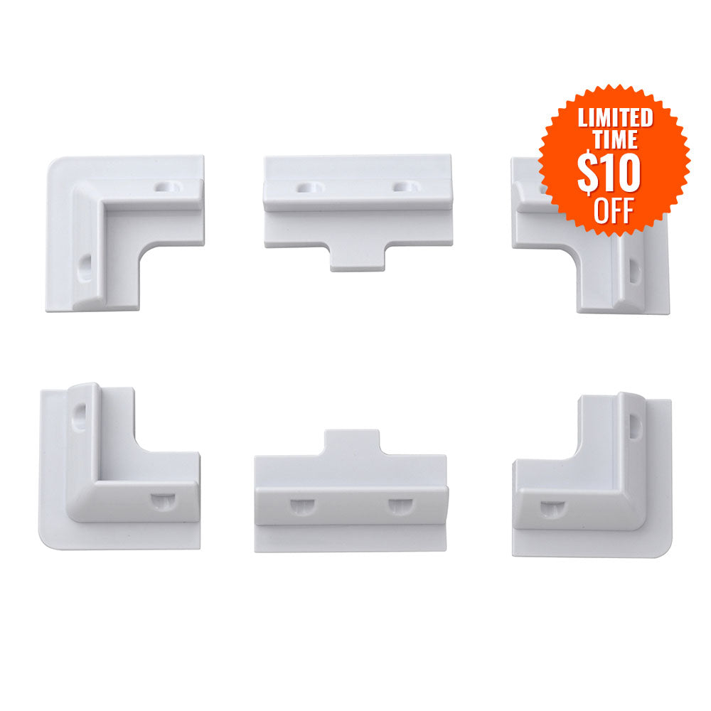 RICH SOLAR Corner Bracket Mounts | Set of 6 Brackets for Solar Panel Mounting | Designed for RICH SOLAR MEGA Series Solar Panels | Easy to Install