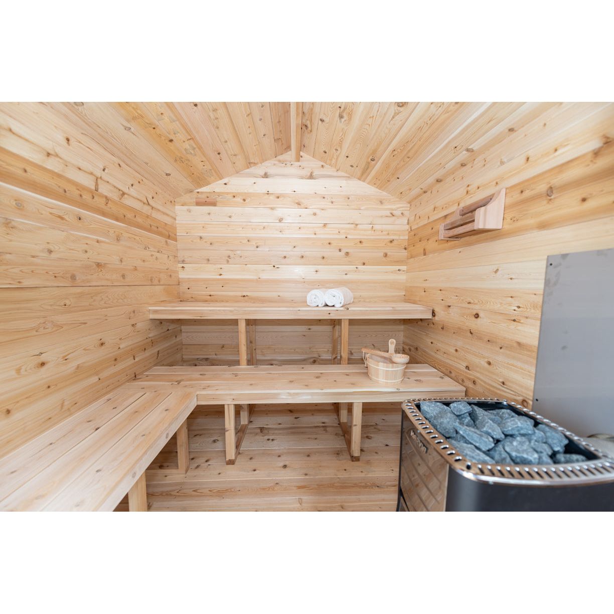 Dundalk Leisurecraft Canadian Timber Georgian Cabin Sauna | 6 Persons