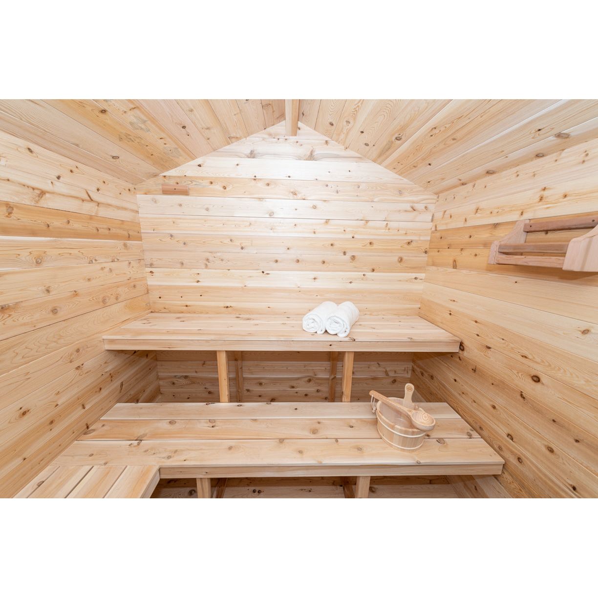 Dundalk Leisurecraft Canadian Timber Georgian Cabin Sauna | 6 Persons