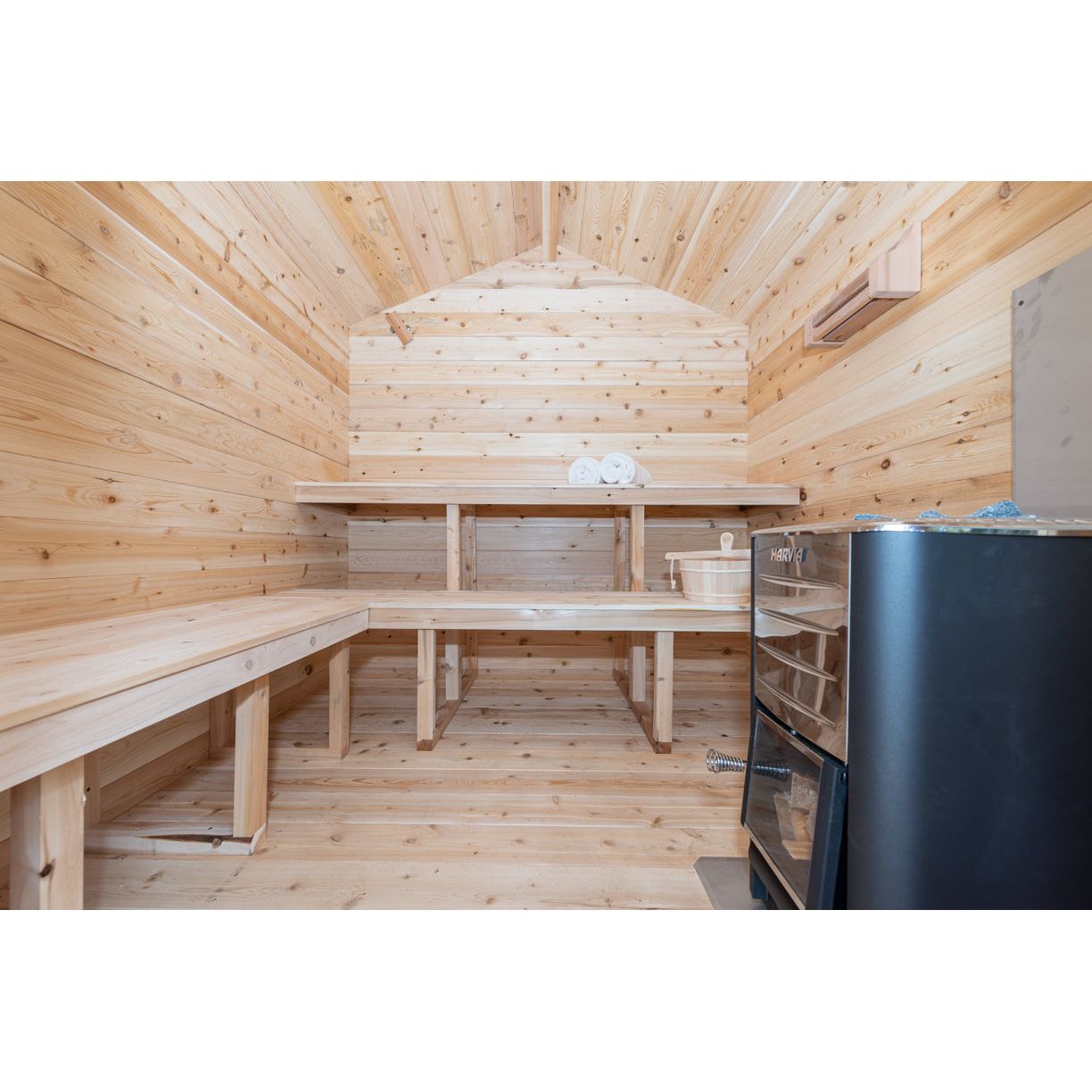 Dundalk Leisurecraft Canadian Timber Georgian Cabin Sauna | 6 Persons