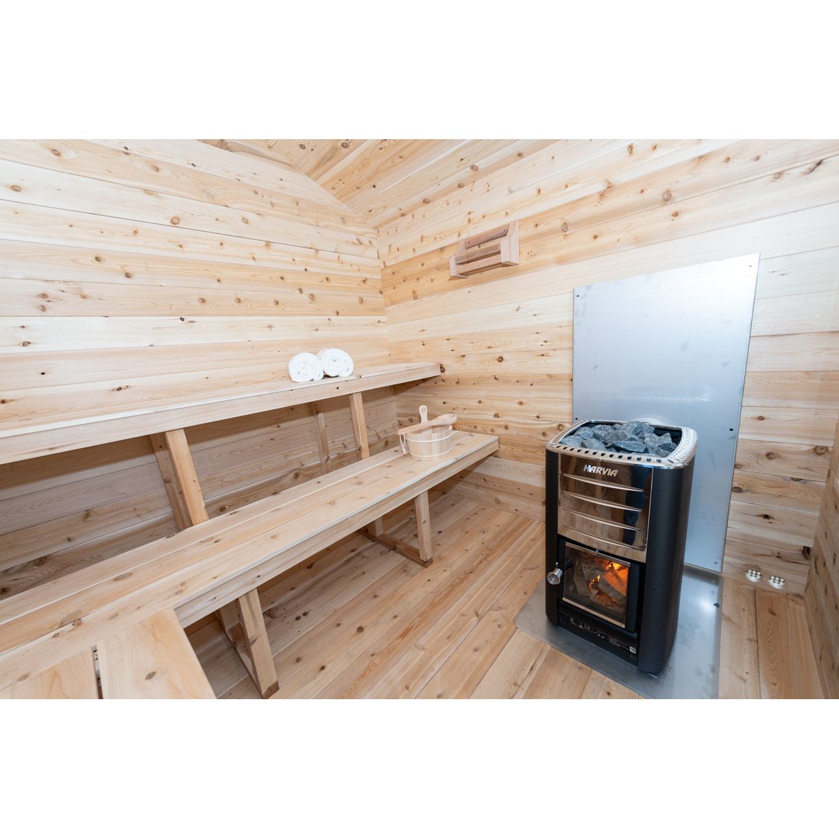 Dundalk Leisurecraft Canadian Timber Georgian Cabin Sauna | 6 Persons