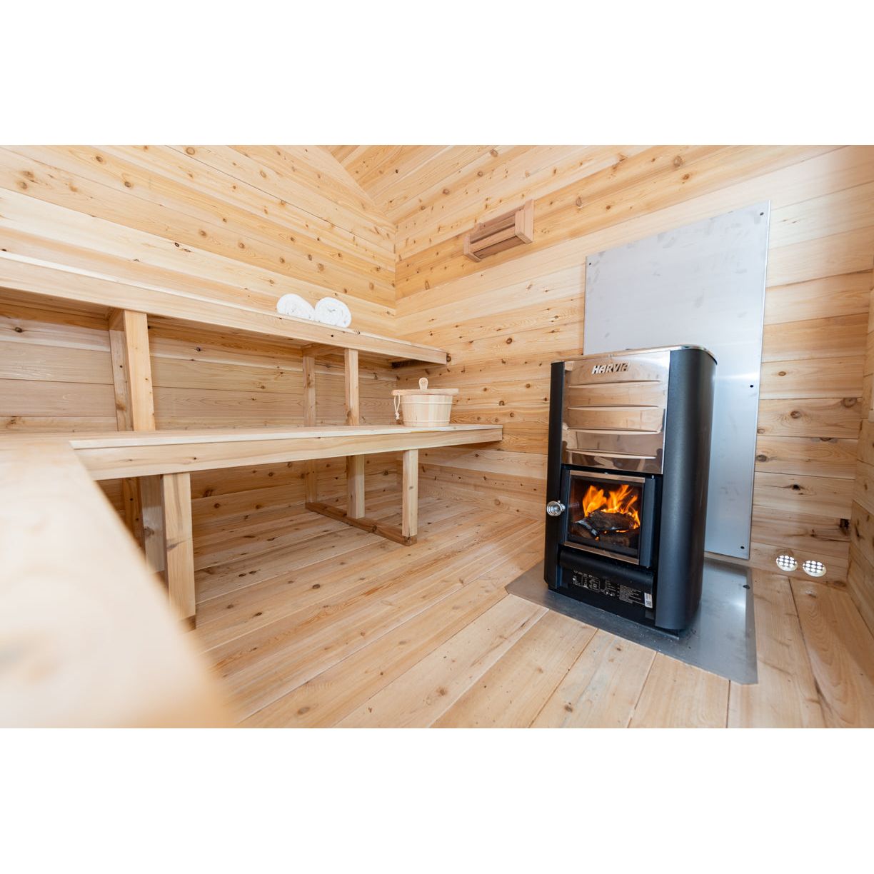 Dundalk Leisurecraft Canadian Timber Georgian Cabin Sauna | 6 Persons