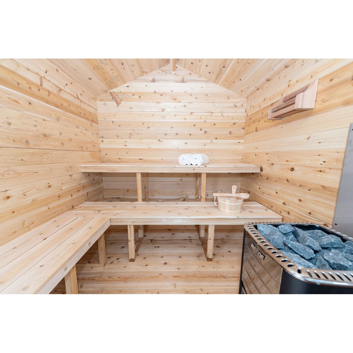 Dundalk Leisurecraft Canadian Timber Georgian Cabin Sauna | 6 Persons