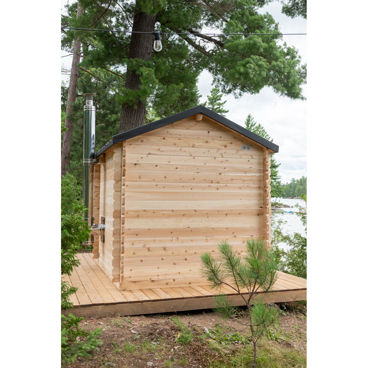 Dundalk Leisurecraft Canadian Timber Georgian Cabin Sauna | 6 Persons