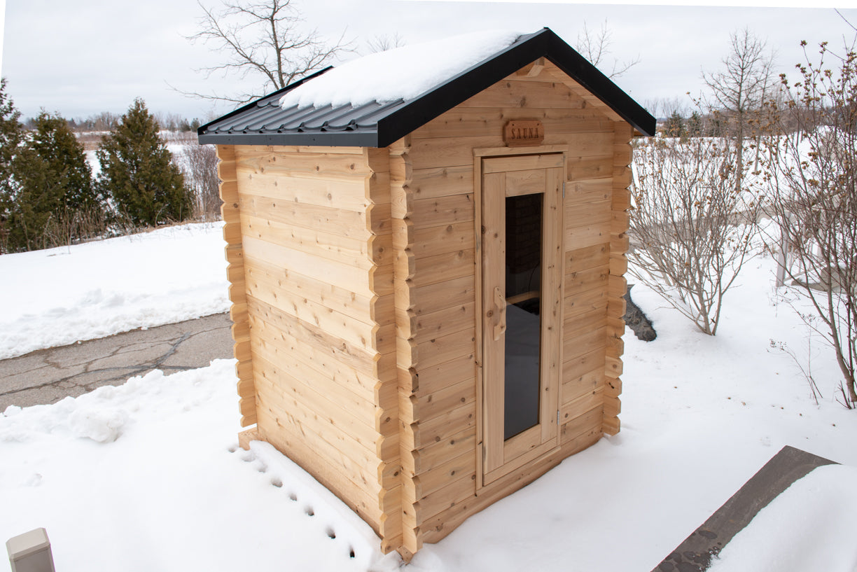 Dundalk Leisurecraft Canadian Timber Granby Cabin Sauna | 3 Persons