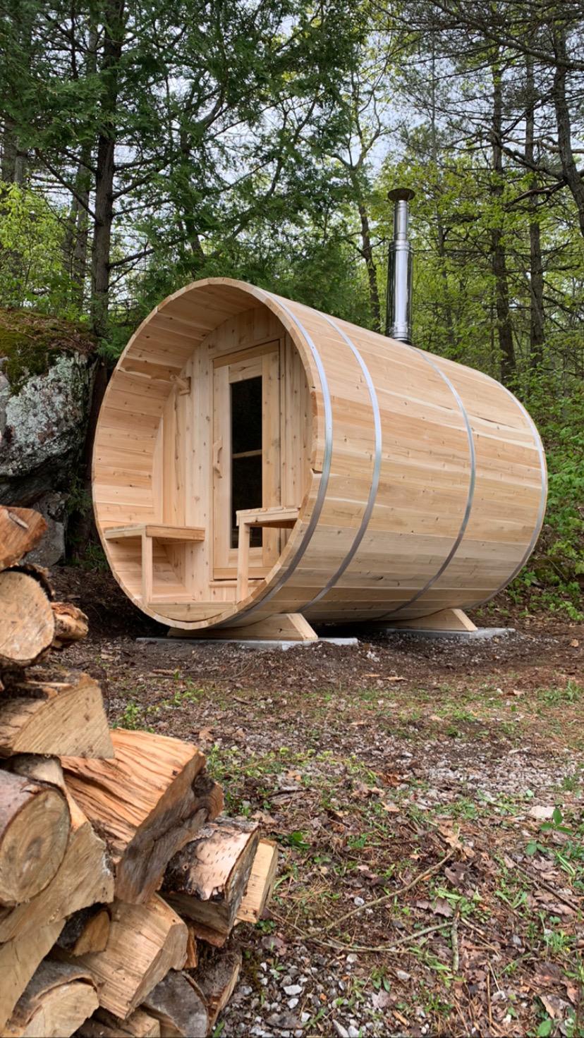 Dundalk Leisurecraft Canadian Timber Serenity Barrel Sauna | 4 Persons