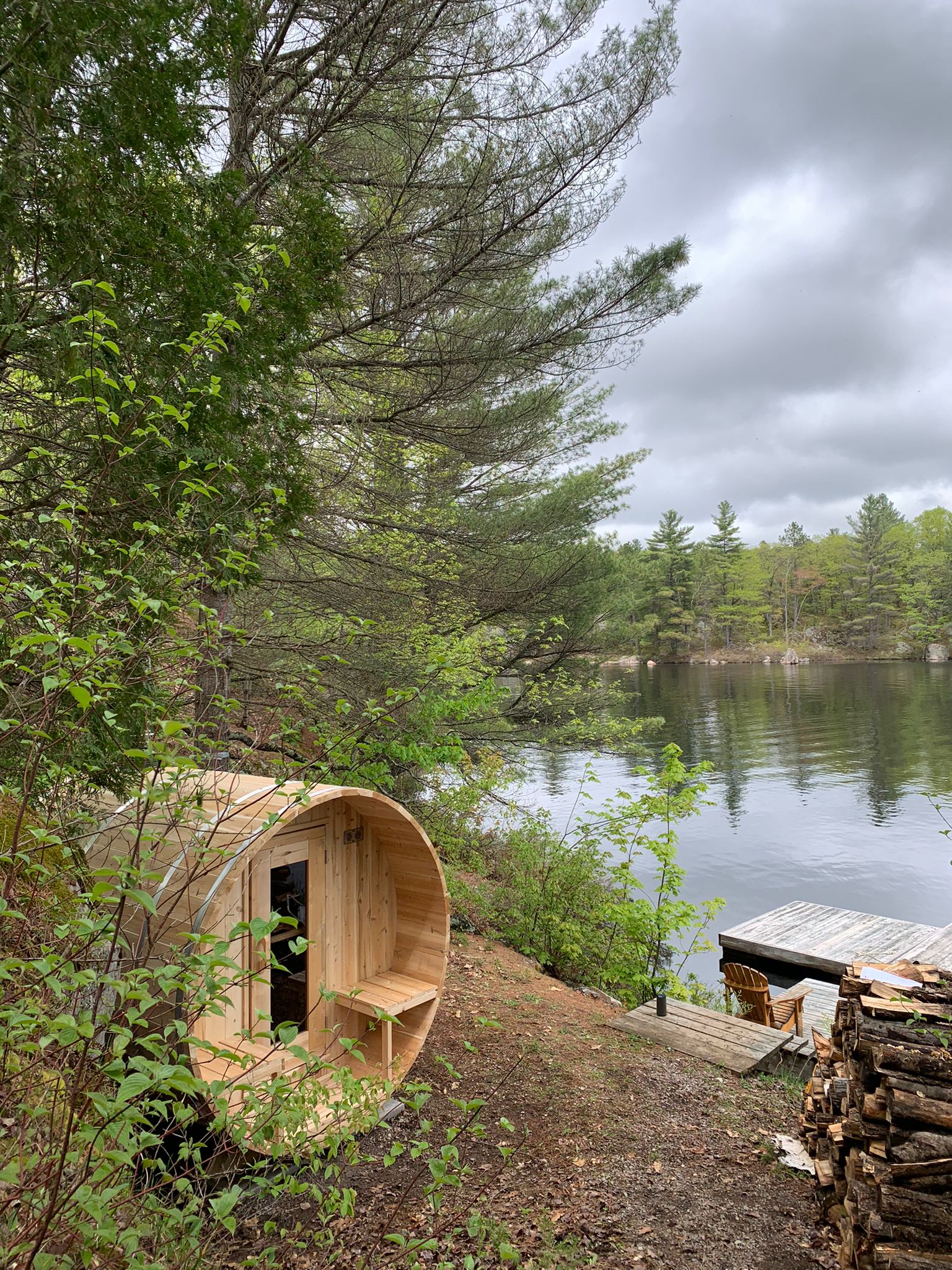 Dundalk Leisurecraft Canadian Timber Serenity Barrel Sauna | 4 Persons