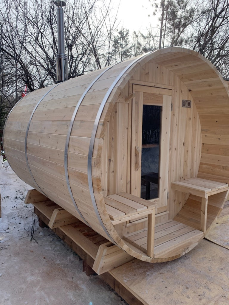 Dundalk Leisurecraft Canadian Timber Serenity Barrel Sauna | 4 Persons