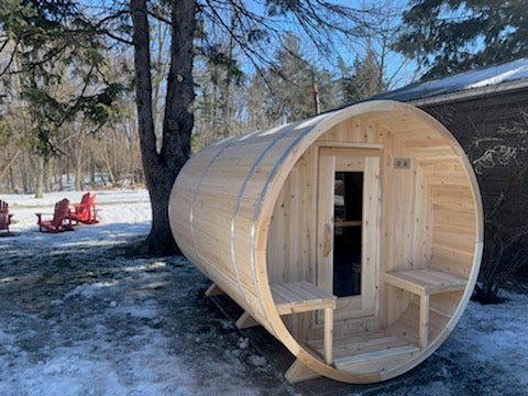 Dundalk Leisurecraft Canadian Timber Serenity Barrel Sauna | 4 Persons