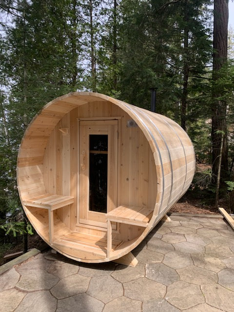 Dundalk Leisurecraft Canadian Timber Serenity Barrel Sauna | 4 Persons