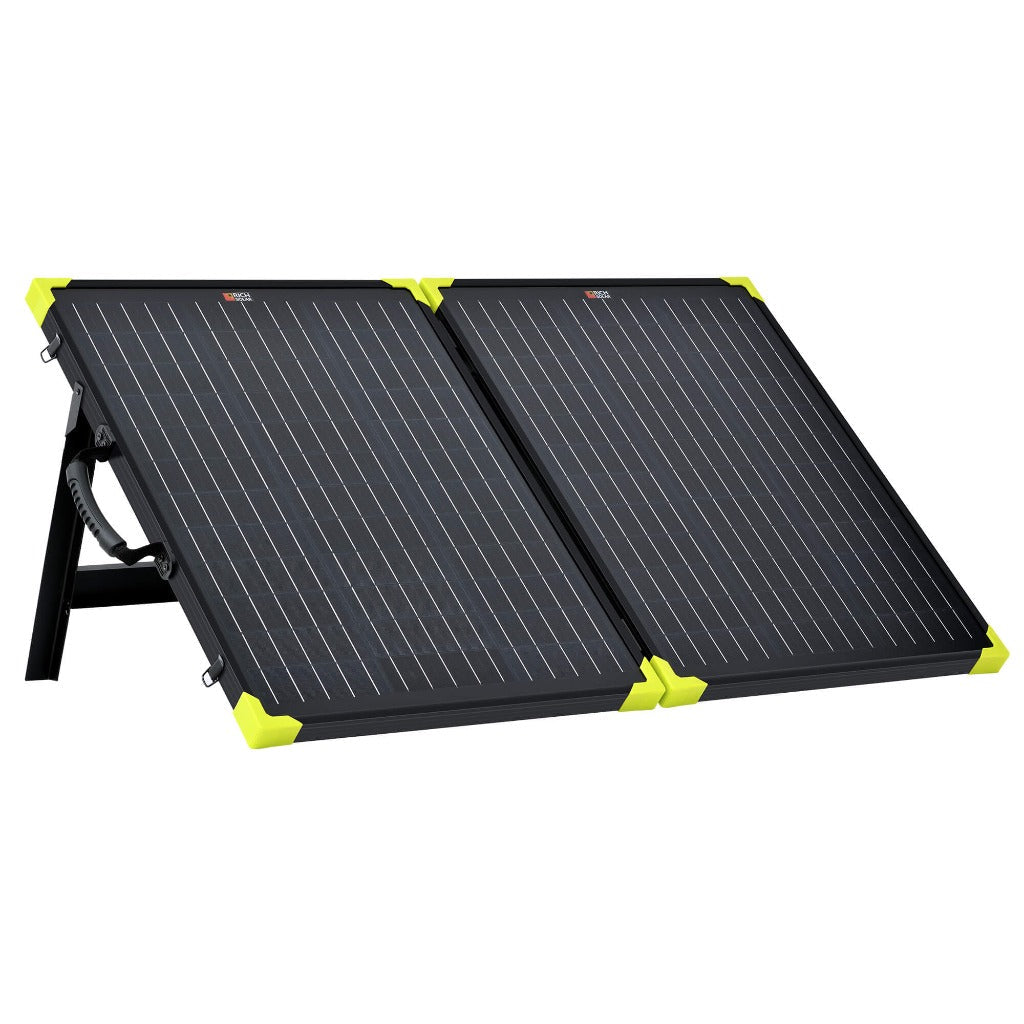 RICH SOLAR MEGA 100 Portable Briefcase Charging Kit | 100 Watt Portable Solar Panel | High Efficiency