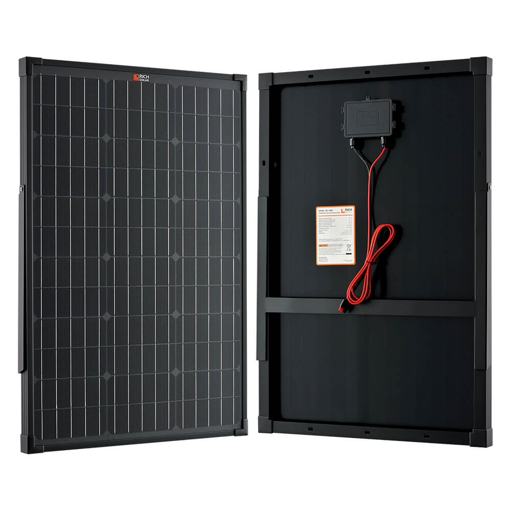 RICH SOLAR MEGA 60 Watt Portable Solar Panel Black