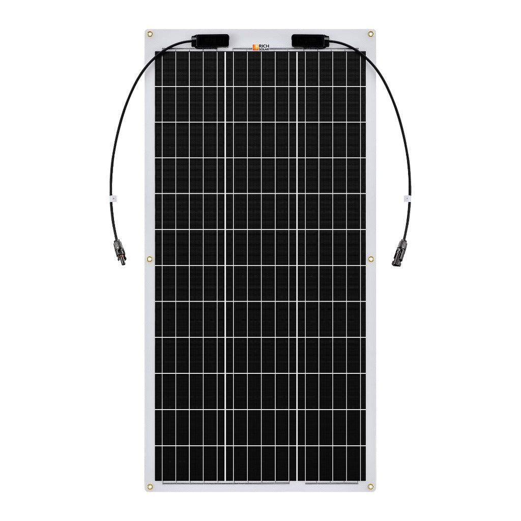 RICH SOLAR MEGA 100 FLEX | 100 Watt Flexible Solar Panel | Lightweight 12V Flexible Solar Panel for Vans, Boats, Trailers | High Efficiency