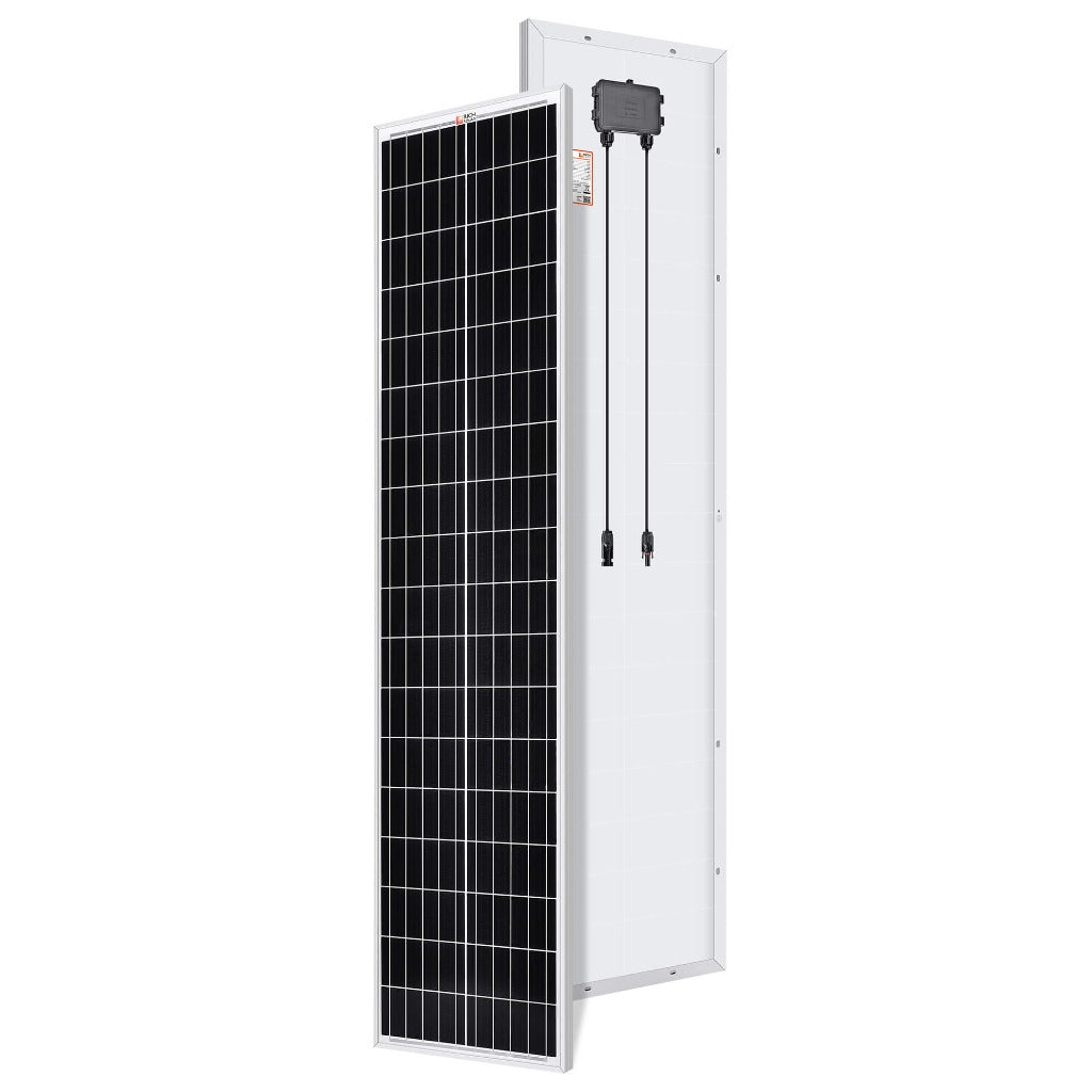 RICH SOLAR MEGA 100 SLIM | 100 Watt Slim Solar Panel | 25-Year Output Warranty | UL Certified