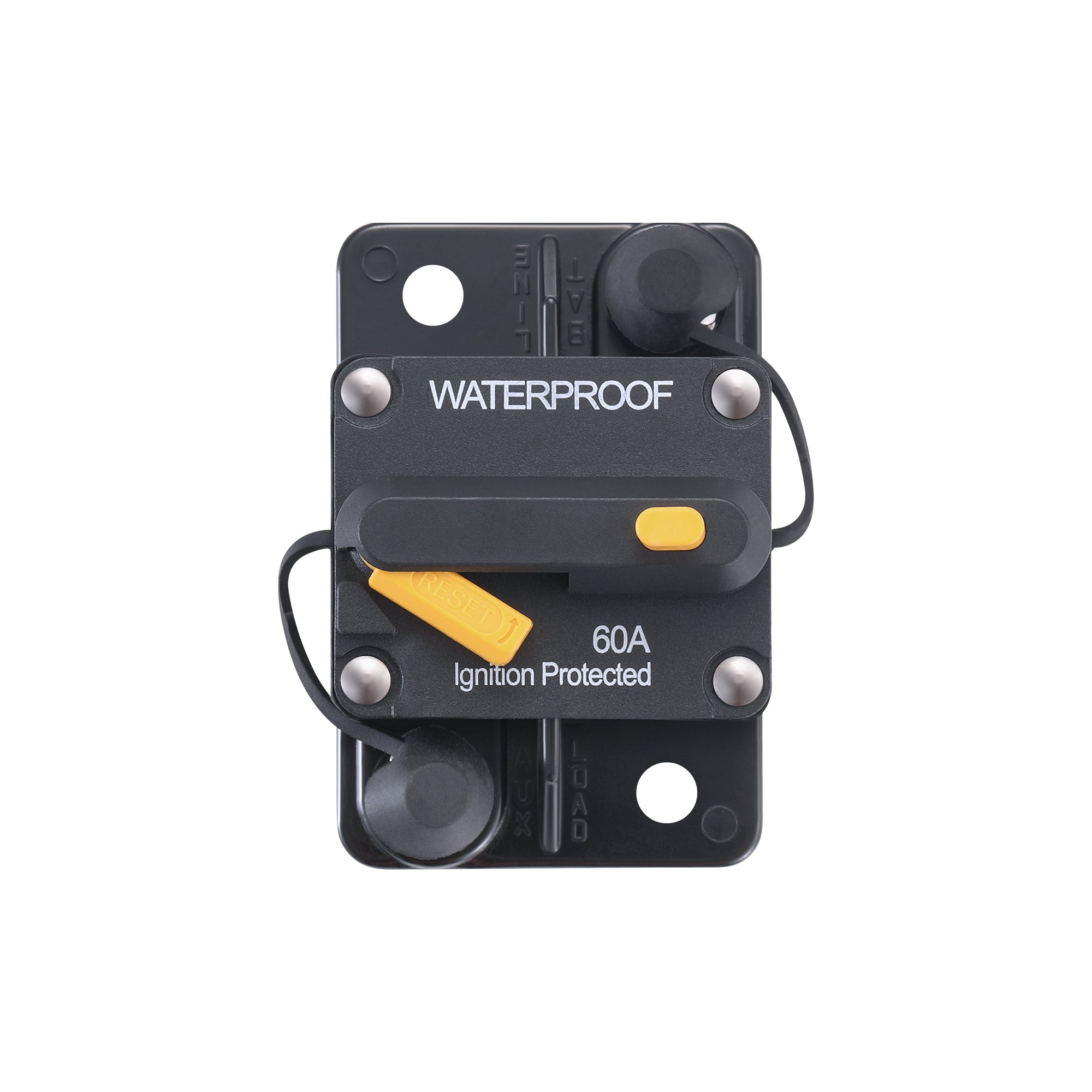 RICH SOLAR Single Pole Waterproof Circuit Breaker | Waterproof Thermal Type Breaker | Choose Amp: 40A, 60A, 80A, 100A, 120A, 150A, 150A, 200A, 250A