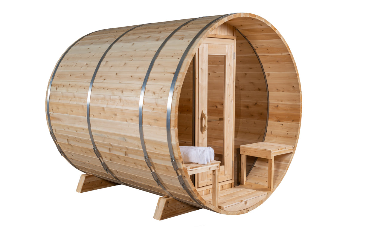 Dundalk Leisurecraft Canadian Timber Serenity MP Barrel Sauna | 4 Persons